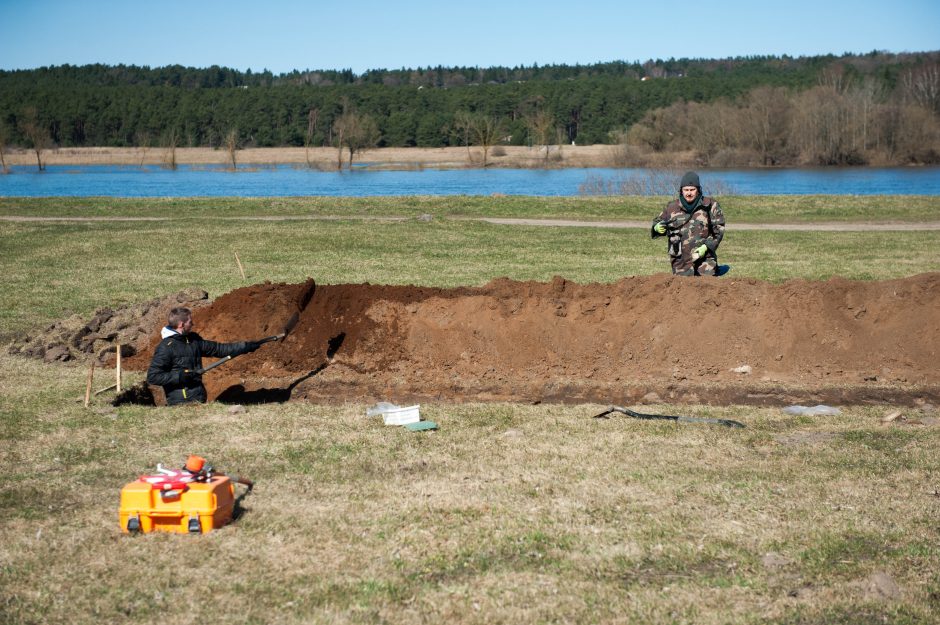 Archeologų laimikis Zapyškyje – mūriniai pamatai