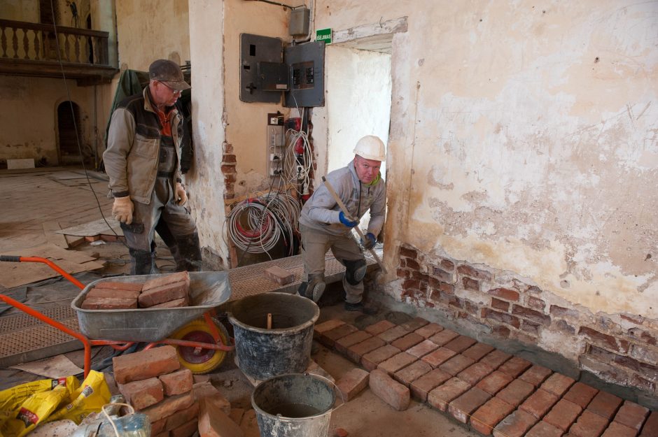 Archeologų laimikis Zapyškyje – mūriniai pamatai