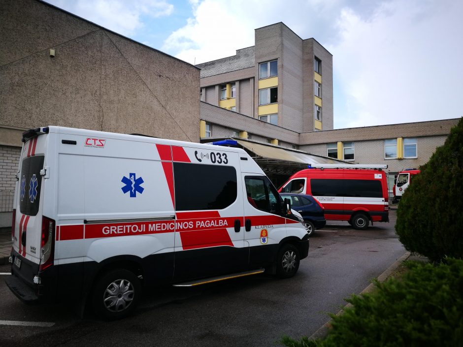 Klaipėdos universitetinėje ligoninėje buvo kilęs gaisras