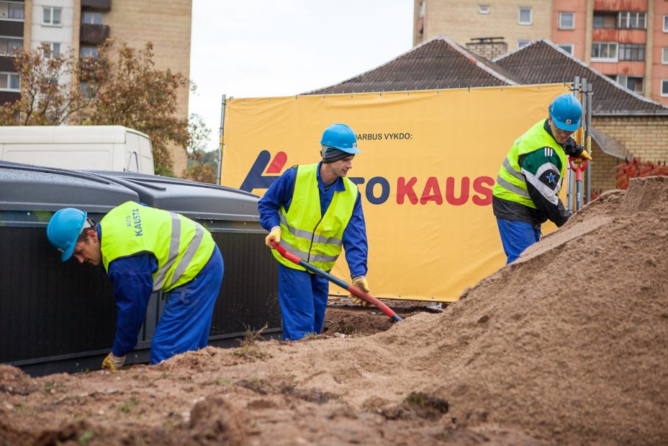 Kaune bus įrengta 1,5 tūkst. šiuolaikiškų požeminių konteinerių