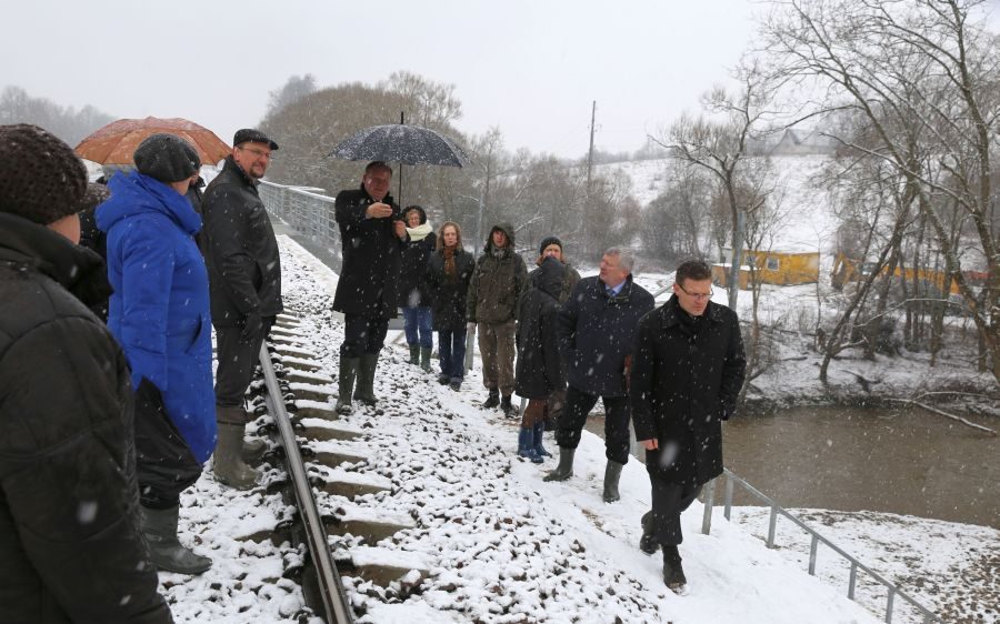 Vietoj tanko sugriauto tilto bus statomas naujas