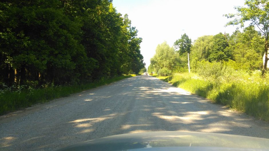 Prieš rinkimus žadėjo kelią išasfaltuoti, bet darbų dar nematyti