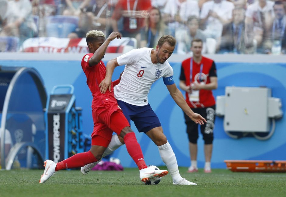 Pasaulio futbolo čempionate anglai sutriuškino Panamą