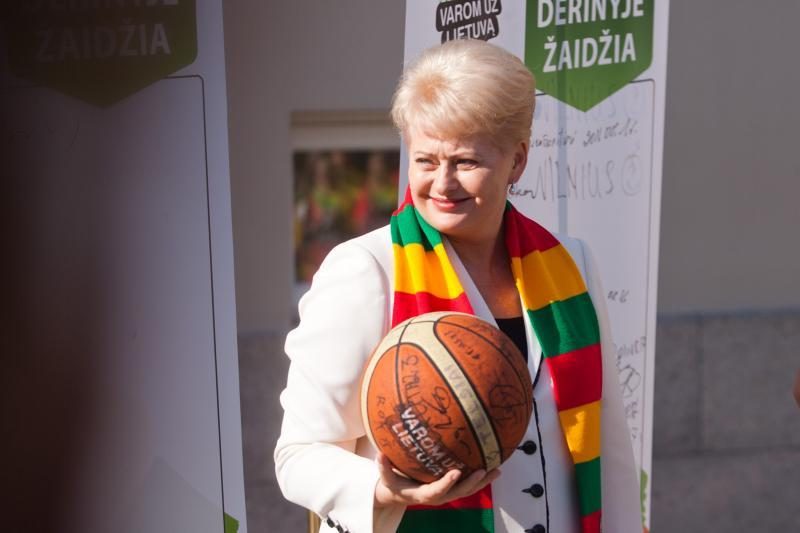 D.Grybauskaitė - už olimpinių žaidynių atrankos turnyrą Lietuvoje