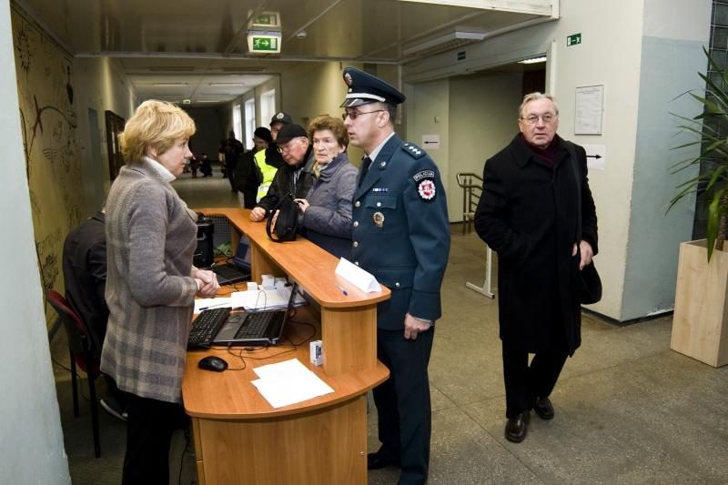 Rinkimų dieną policija gavo 164 pranešimus apie galimus pažeidimus