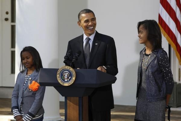 B.Obama prieš Padėkos dieną suteikė malonę dviem kalakutams