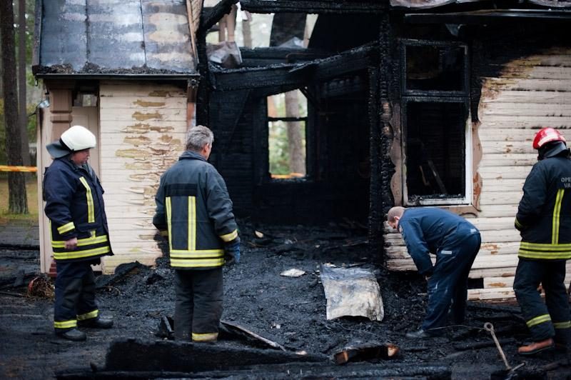 Kulautuvos bažnyčią suniokojo ugnis, įtariamas padegimas