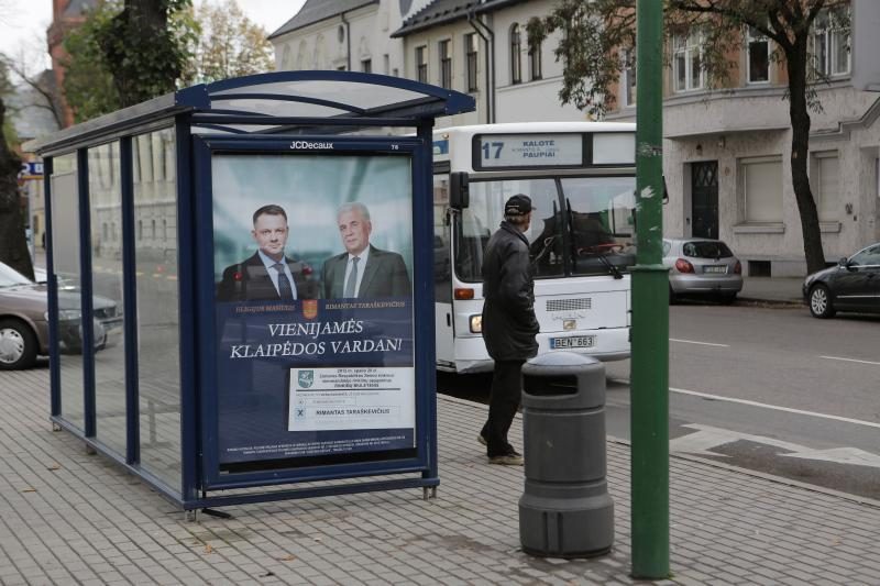 Politikai Klaipėdoje reklamuojasi ir tylos dieną 