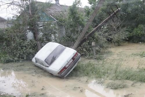 Pietinę Rusiją siaubė potvynis