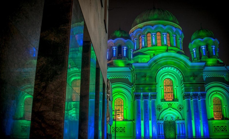 Naktinis Kaunas nušvis naujomis spalvomis