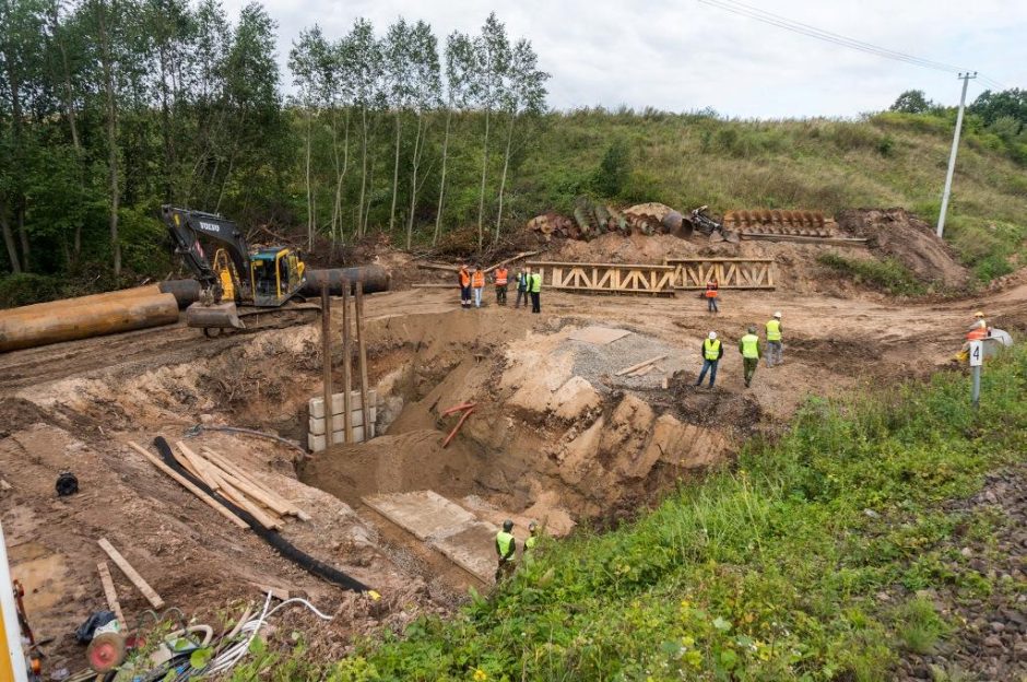 „Rail Baltica“ trasoje ties Garliava aptiktas pavojingas radinys