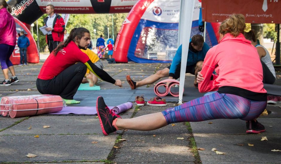 Pasimatuoti sporto šaką – į „Ąžuolyno bėgimą“