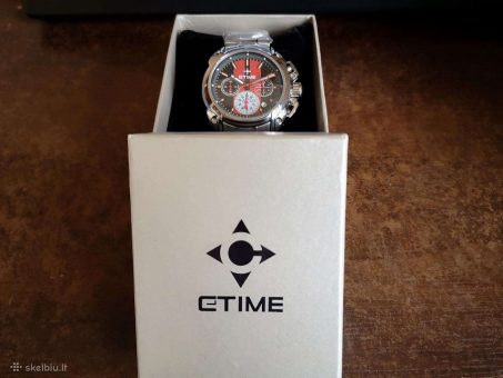 Skelbimas - ETIME išskirtinis patrauklus firminėje dėžutėje laikrodukas
