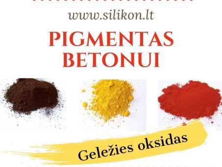 Skelbimas - Betono dažai – geležies oksidas