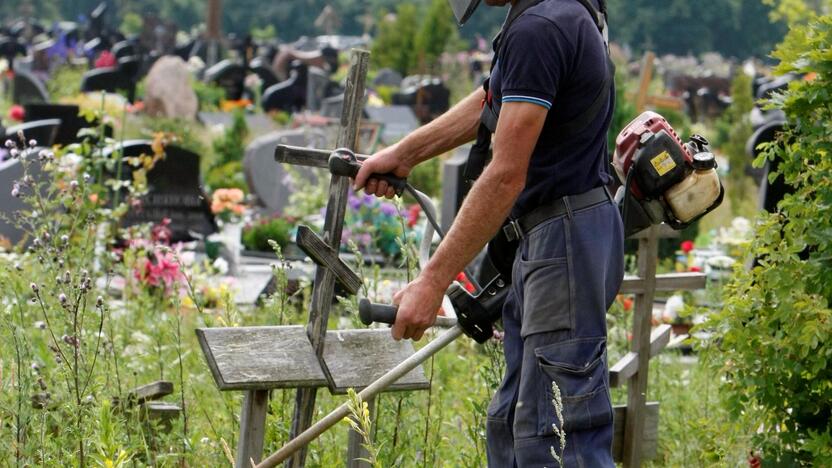 Į šiukšlių konteinerį išmestų bevardžių dvynių amžinojo poilsio vieta