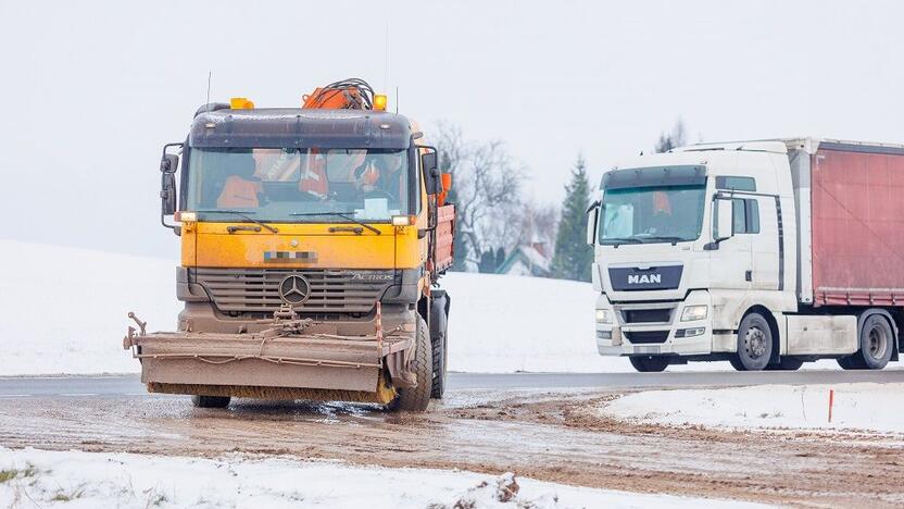 „Via Baltica“ kelio remonto darbų pradžia