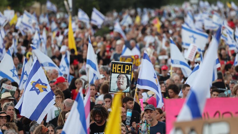 Protestai Izraelyje.