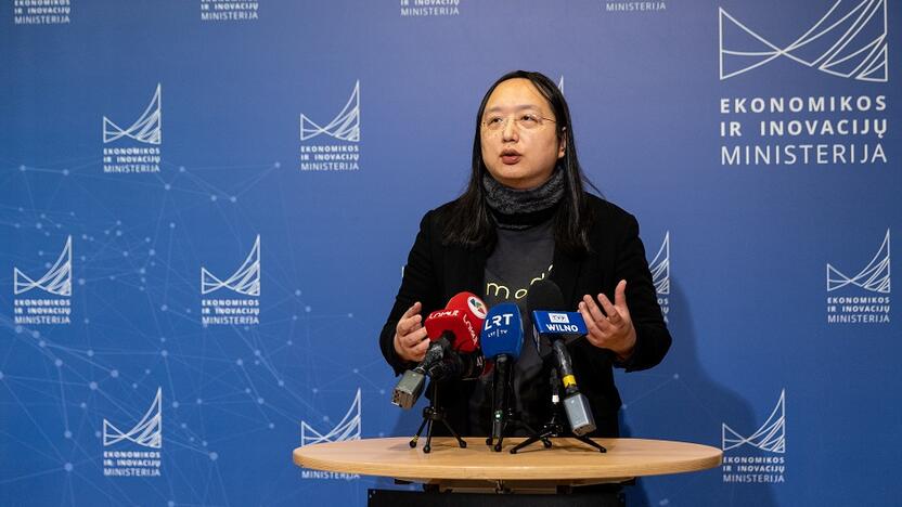 Taivano skaitmeninių reikalų ministrė Audrey Tang.