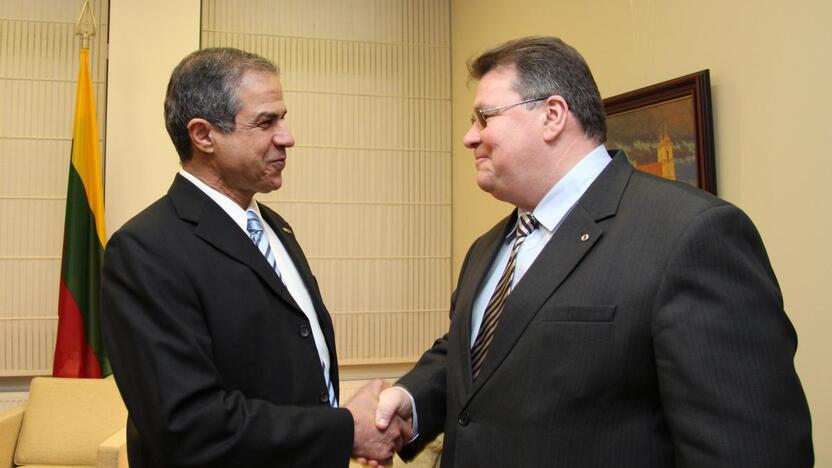 L. Linkevičius ir Izraelio ambasadorius A. Maimonas