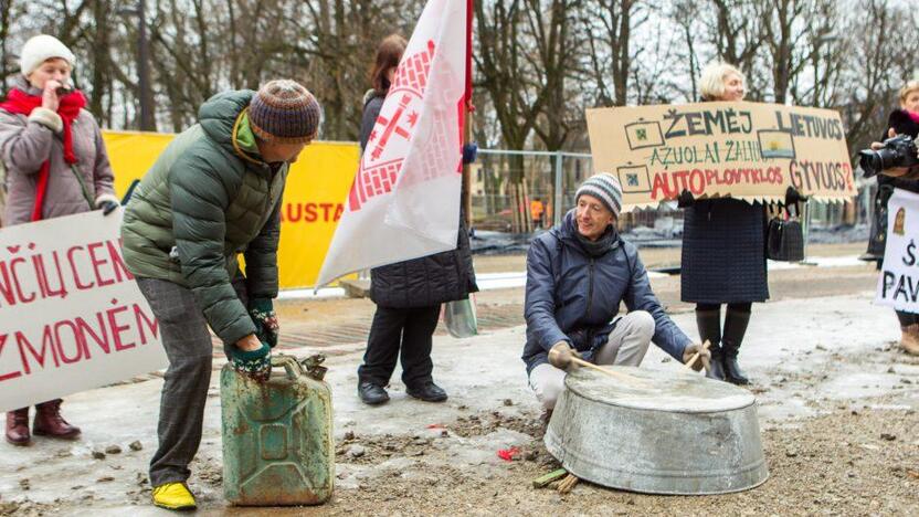 Šančiškių protestas prie savivaldybės