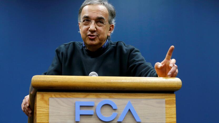 FCA vadovas Sergio Marchionne 