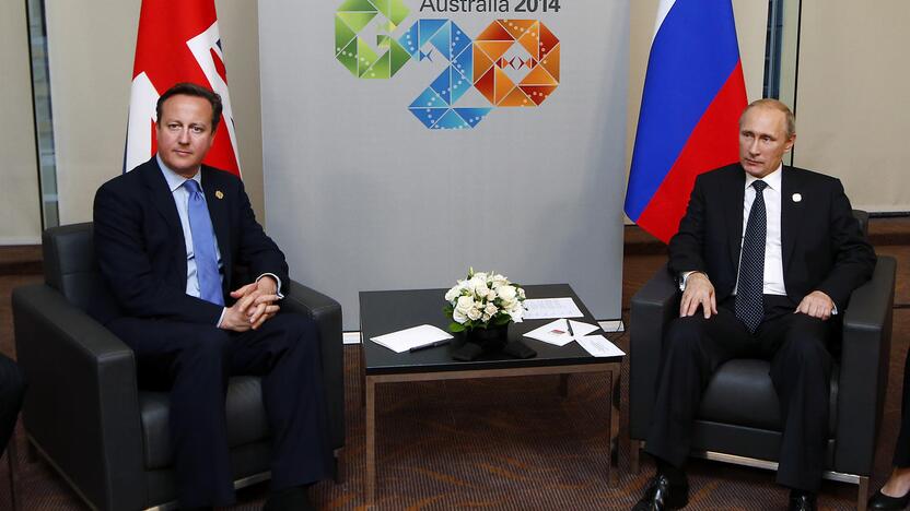 Cameronas ir Putinas.