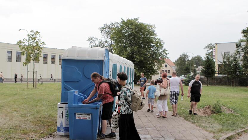 Švara: remiantis organizatorių prašymu, daugiau viešųjų tualetų bus pastatyta ten, kur vyks didesni renginiai.