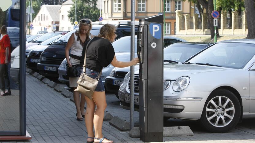 Perspektyvos: netrukus miesto centre atsiras dešimtys naujų parkomatų.