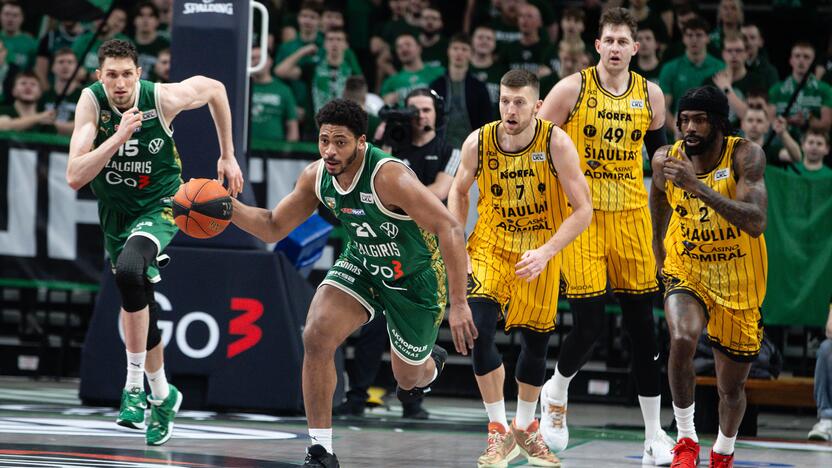 KMT ketvirtfinalis: „Žalgiris“ – „Šiauliai“ 92:85