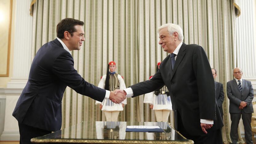 Alexis Tsipras ir Prokopis Pavlopoulos