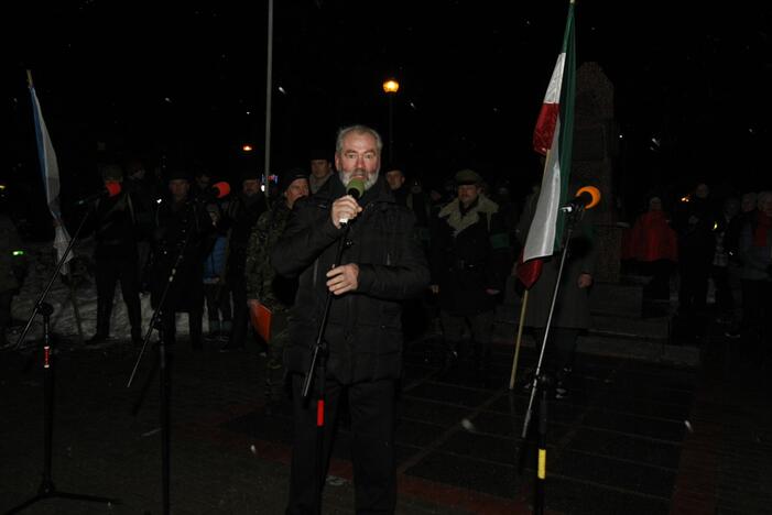 Naktinis žygis „Klaipėdos sukilėlių keliais“