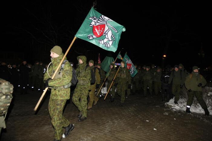 Naktinis žygis „Klaipėdos sukilėlių keliais“