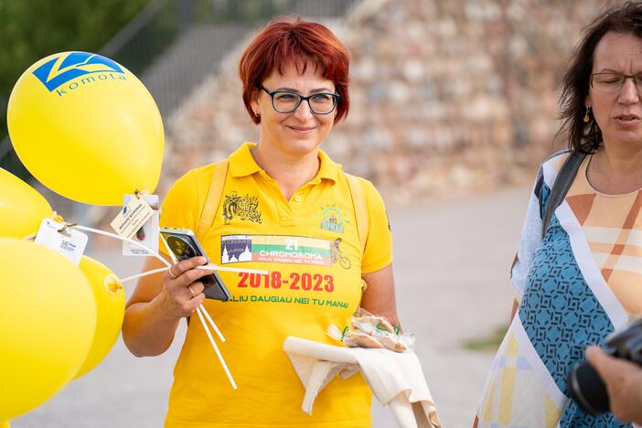 Žygio „Galiu daugiau, nei Tu manai“ dalyviai pasiekė Kauną