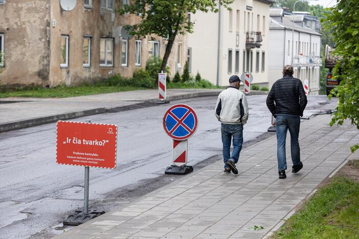 Vilniaus gatvių atnaujinimo darbų pristatymas