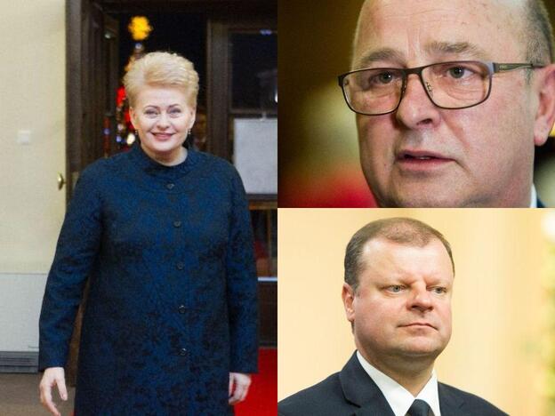 Populiariausi politikai – D. Grybauskaitė, V. Matijošaitis ir S. Skvernelis