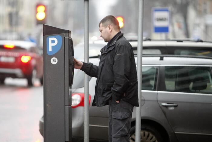 Sutriko atsiskaitymas telefonu už automobilių stovėjimą Vilniuje