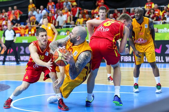 Eurobasket: Makedonija - Montenegro