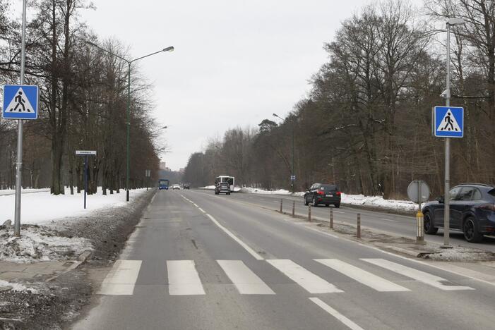 Pokyčiai: Eismo saugumo komisijai pasiūlyta greičio matuoklį perkelti į Liepojos gatvės vidurį, kad automobilių greitis būtų labiau kontroliuojamas ties pėsčiųjų perėjomis.