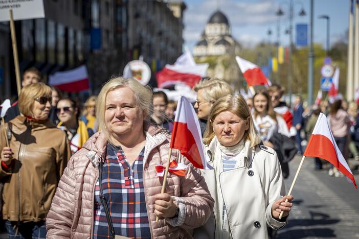 Sostinės gatvėse – Lietuvos lenkų eisena