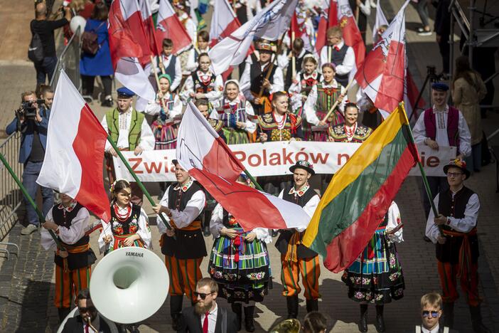 Sostinės gatvėse – Lietuvos lenkų eisena