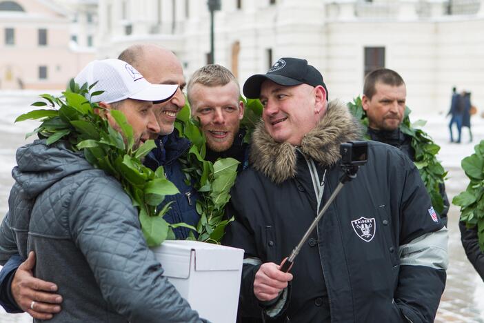 Poledinės žūklės čempionų sutikimas Kaune