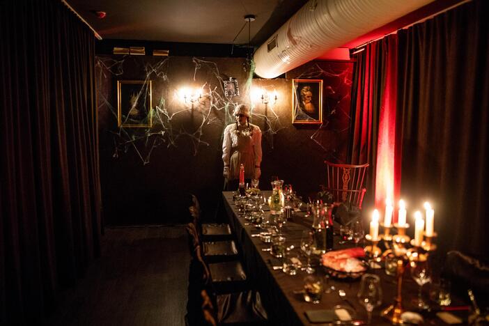 Šiurpą kelianti vakarienė „Haunted Dinner“