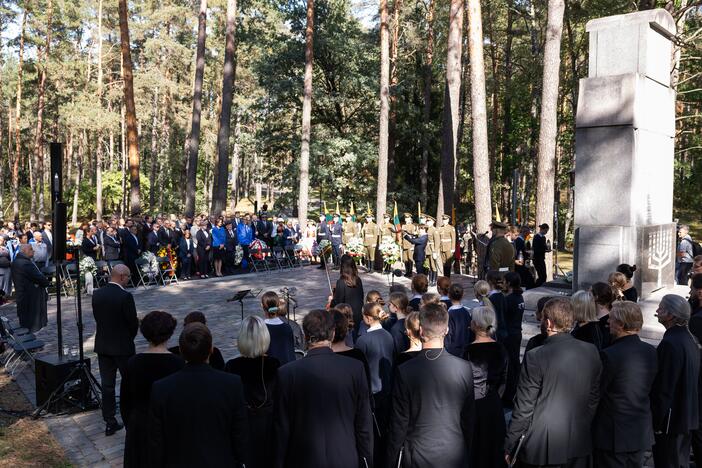 Vilniuje pagerbtas Lietuvos žydų genocido aukų atminimas