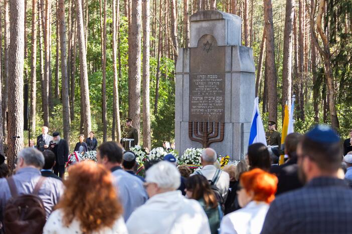 Vilniuje pagerbtas Lietuvos žydų genocido aukų atminimas