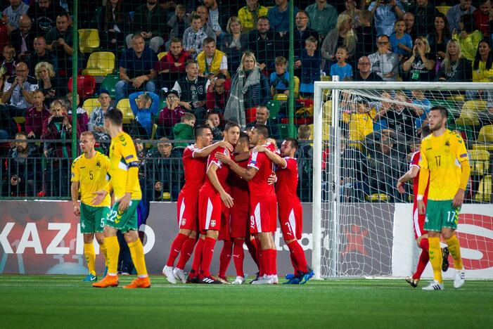 UEFA Tautų lyga: Lietuva - Serbija 0:1