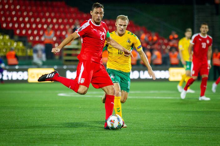 UEFA Tautų lyga: Lietuva - Serbija 0:1