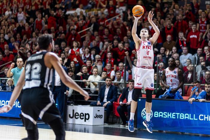 FIBA Čempionų lyga: Vilniaus „Rytas“ – Salonikų PAOK 82:63