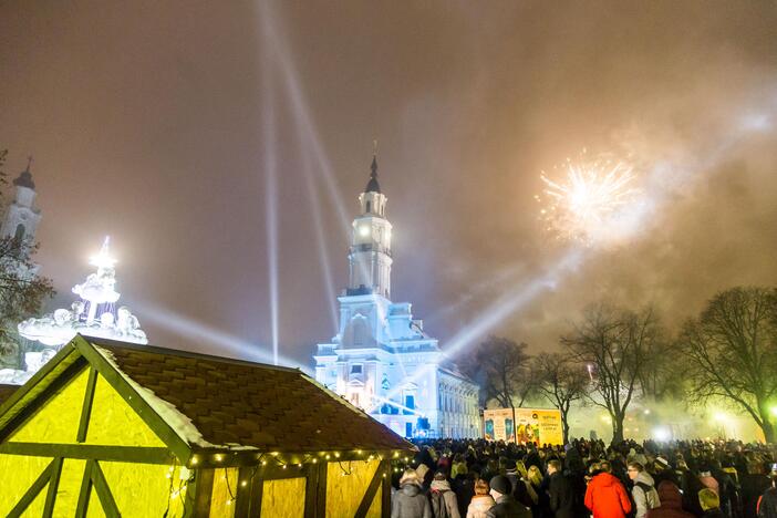 Kaunas pasitinka 2015-uosius su euru kišenėje