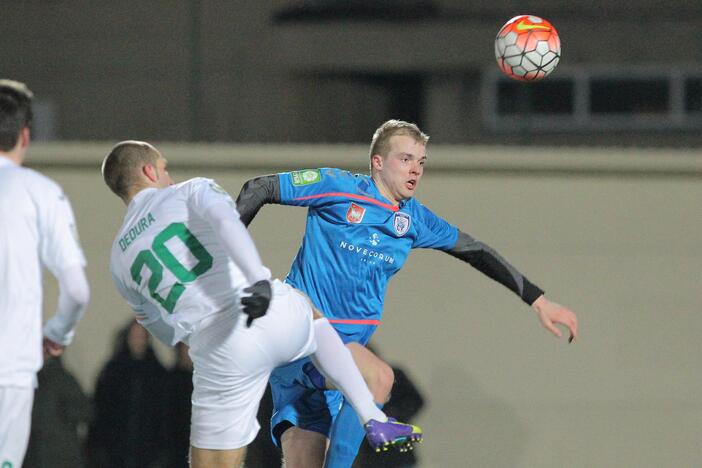 Lietuvos futbolo A lyga: „Kauno Žalgiris“– Kauno „Stumbras“ 1:2.