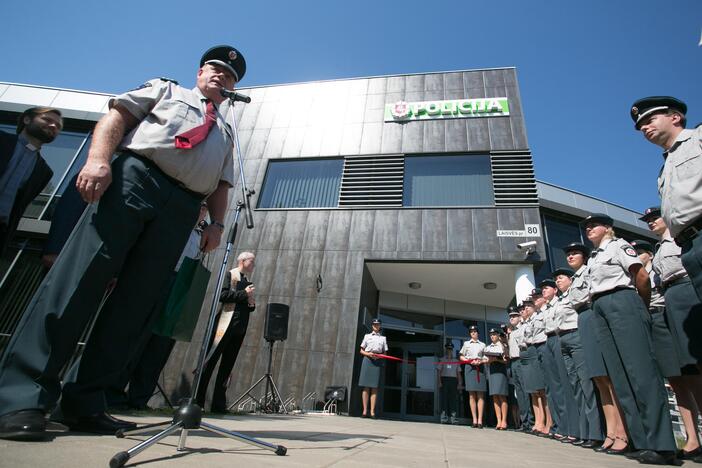 Iškilminga naujo Vilniaus policijos komisariato atidarymo ceremonija